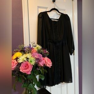 Jessica Simpson Chiffon Pleated Dress